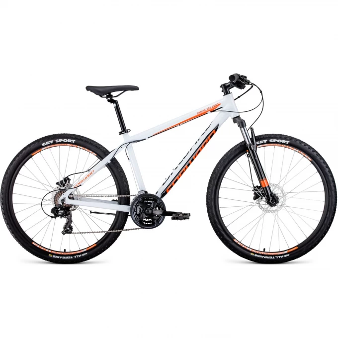 Велосипед FORWARD APACHE 27,5 3.0 disc (2020) белый/оранжевый с рамой 19" 74402 BELYII/ORANJEVYII 19 Велосипед FORWARD APACHE 27,5 3.0 disc (2020) белый/оранжевый с рамой 19" 74402 BELYII/ORANJEVYII 19