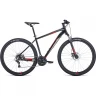 Велосипед FORWARD APACHE 29 2.0 disc, рама 17", 2020-2021, черный/красный RBKW1M69Q002