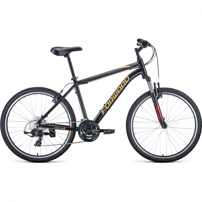 Велосипед FORWARD HARDI 27,5 X D, рама 18", 2022, черный/желтый RBK22FW27714 Велосипед FORWARD HARDI 27,5 X D, рама 18", 2022, черный/желтый RBK22FW27714
