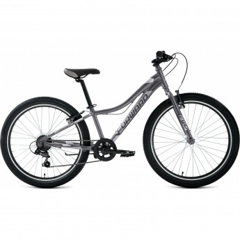 Велосипед FORWARD JADE 24 2.0 D (2022) черный/серебристый Велосипед FORWARD JADE 24 2.0 D (2022) черный/серебристый