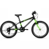 Велосипед FORWARD RISE 20 2.0, рама 10.5", 2020-2021, черный/ярко-зеленый RBKW1J307004