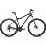 Велосипед FORWARD SPORTING 29 2.0 disc (2020) черный/бирюзовый с рамой 19" 74806 CHERNYII/BIRYUZOVYII 19
