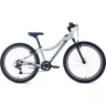 Велосипед FORWARD TWISTER 24 1.0 (2022) черный/серебристый, с рамой 12" RBK22FW24845