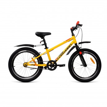 Велосипед FORWARD UNIT 20 1.0 20", рама 10.5", желтый, 2021 Велосипед FORWARD UNIT 20 1.0 20", рама 10.5", желтый, 2021