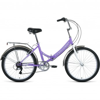 Велосипед FORWARD VALENCIA 24 2.0 (2021) фиолетовый/серый Велосипед FORWARD VALENCIA 24 2.0 (2021) фиолетовый/серый
